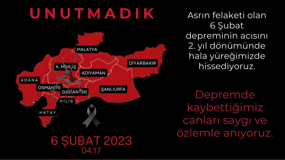 Unutmadık..
